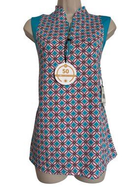 Tail Golf Size Large Tulip Garden Sleeveless Top NWT SPF 50 $58